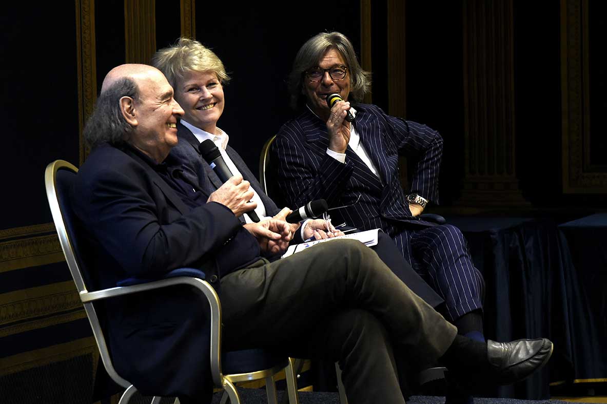 Stefano Zecchi, Sibyl von der Schulenburg e Roberto Alessi — premiazione prima edizione