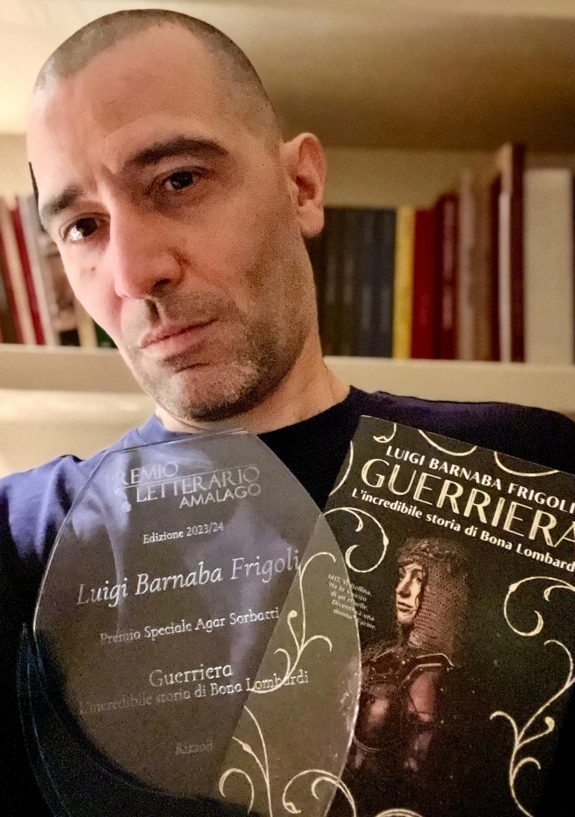 Luigi Barnaba Frigoli vincitore Premio Agar Sorbatti 3a edizione